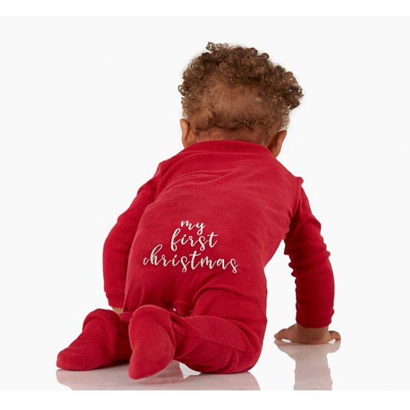My First Christmas Organic Nursery Pajama - Picture 1 of 7